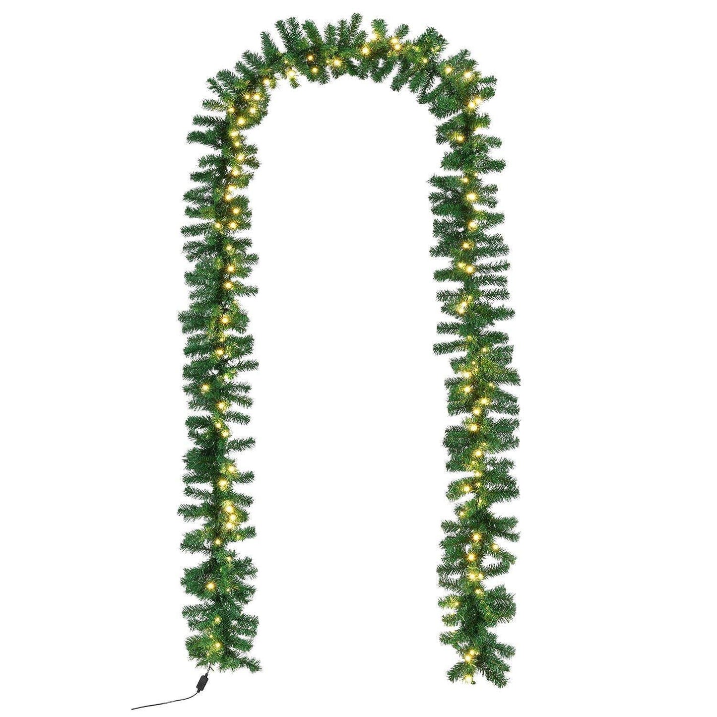 Künstliche Weihnachtsgirlande 5 m mit 100 LEDs - Palo24