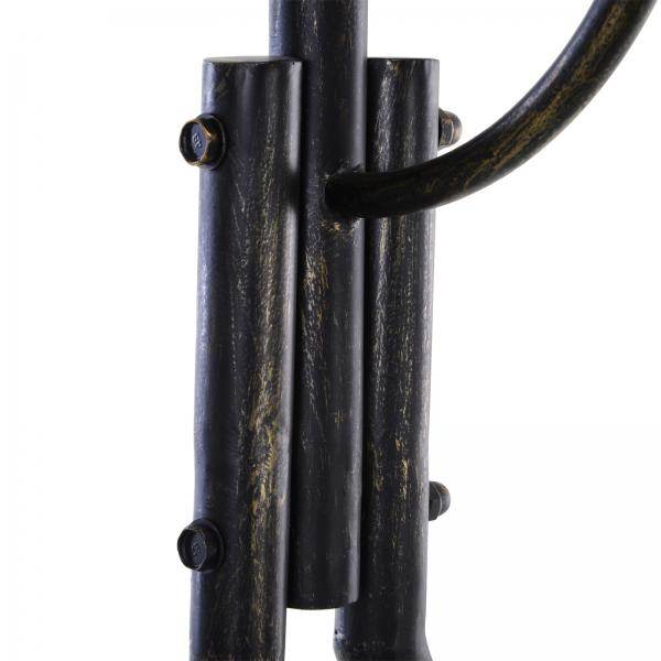 Gartenschaukel für 2 Personen Hollywoodschaukel Schaukelbank Metall Bronze - Palo24