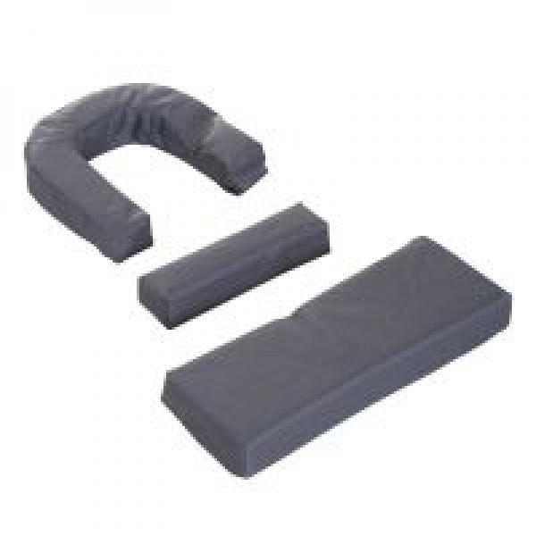 Sonnenliege Relaxliege mit Gesichtsöffnung Grau - Palo24