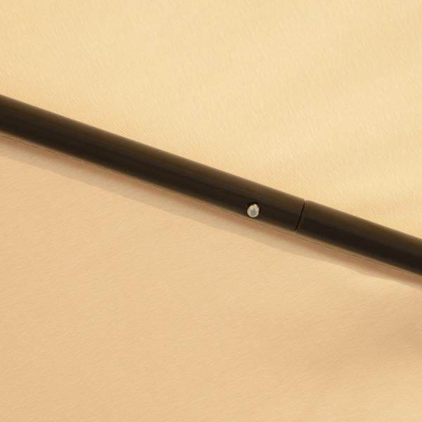 Gartenpavillon Festzelt Partyzelt wetterfest Zelt mit 4 Ablagen Beige 3 x 3 m - Palo24