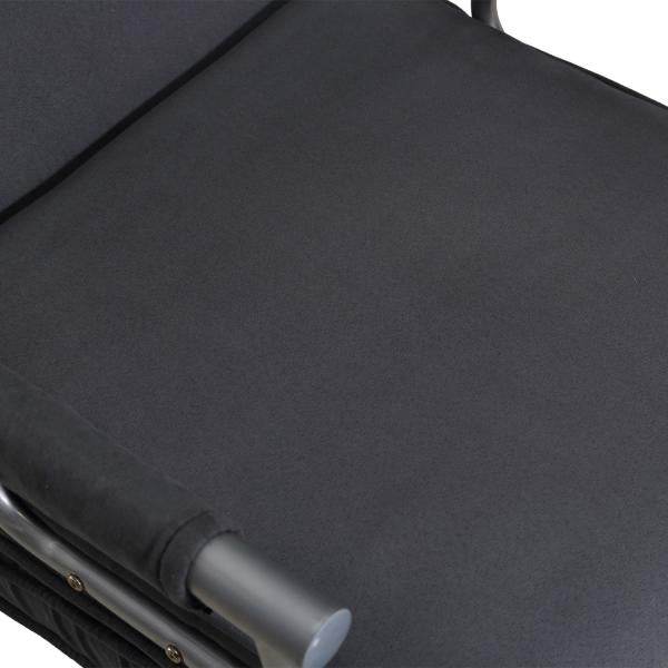 Schlafsofa mit Armlehne 3-in-1 Schlafsessel Gästebett Klappbett Chaiselongue Grau - Palo24