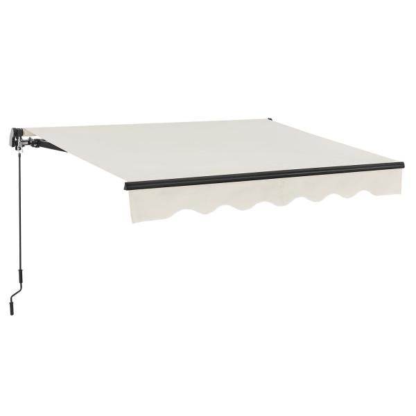 markise 300 x 250 cm Gelenkarmmarkise 300 x 250 cm mit Kurbel Beige