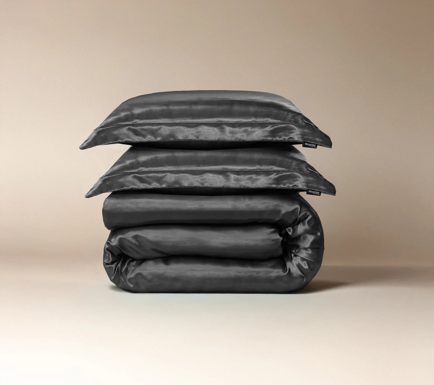 Bettbezug Glänzend Anthrazit