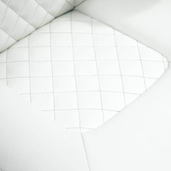 Bürostuhl mit klappbaren Armlehnen, Höhenverstellbar Wippfunktion weiss - Palo24