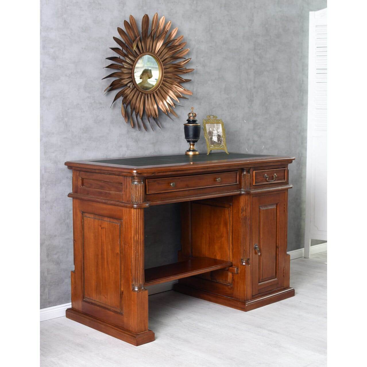 Schreibtisch Mahagoni Massivholz - Palo24