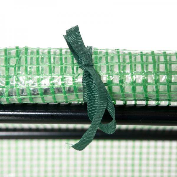 Foliengewächshaus mit Fenster PE Treibhaus Tomatenhaus Frühbeet 120 x 60 x 60 cm Grün - Palo24