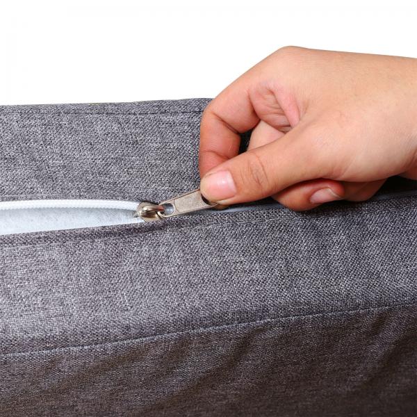 4-tlg. Gartenmöbel Set Sitzgruppe mit Couchtisch Doppelsofa Kissen Alu Grau - Palo24