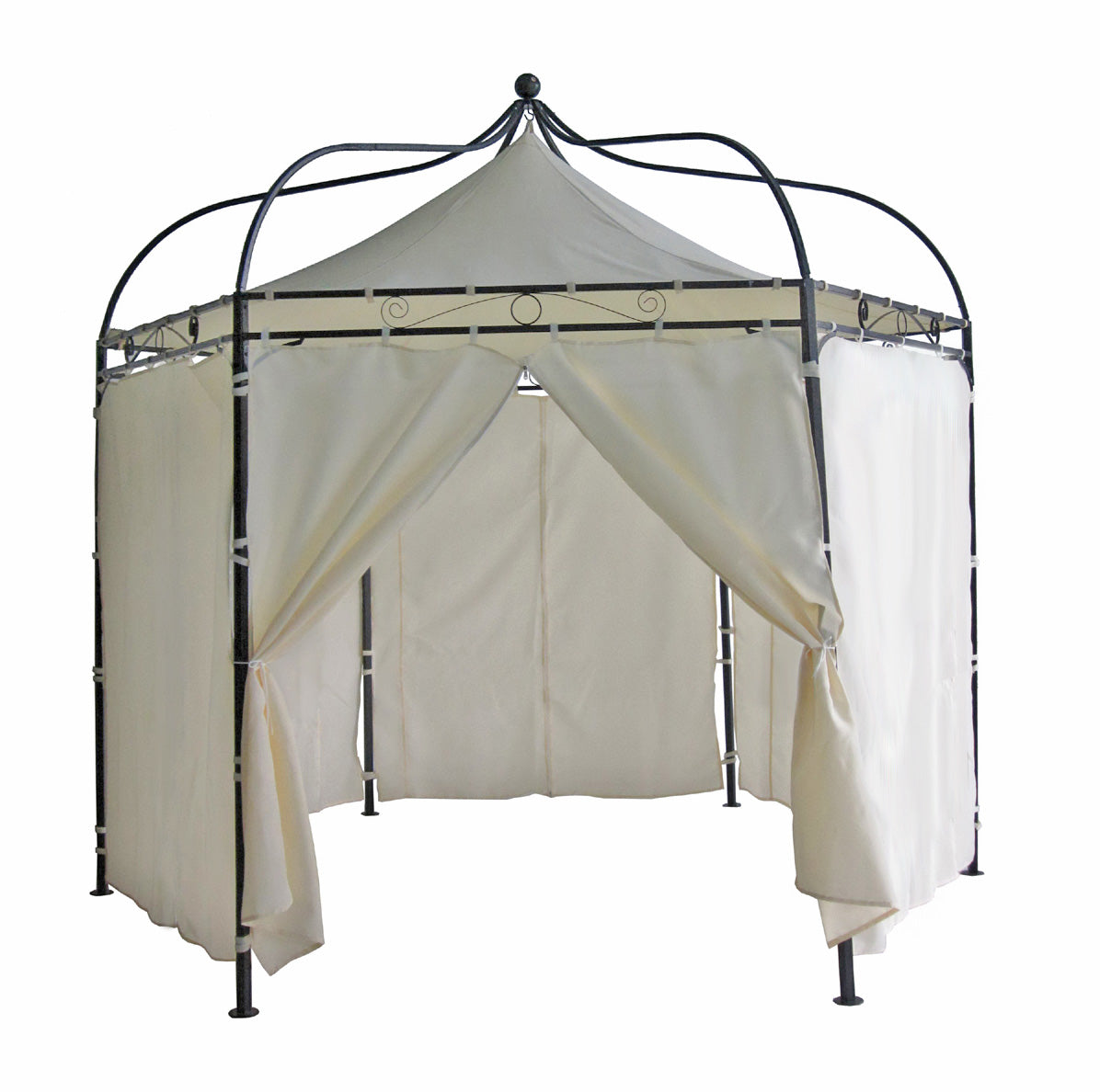 Bâches latérales - set pour pavillon MODENA, polyester écru