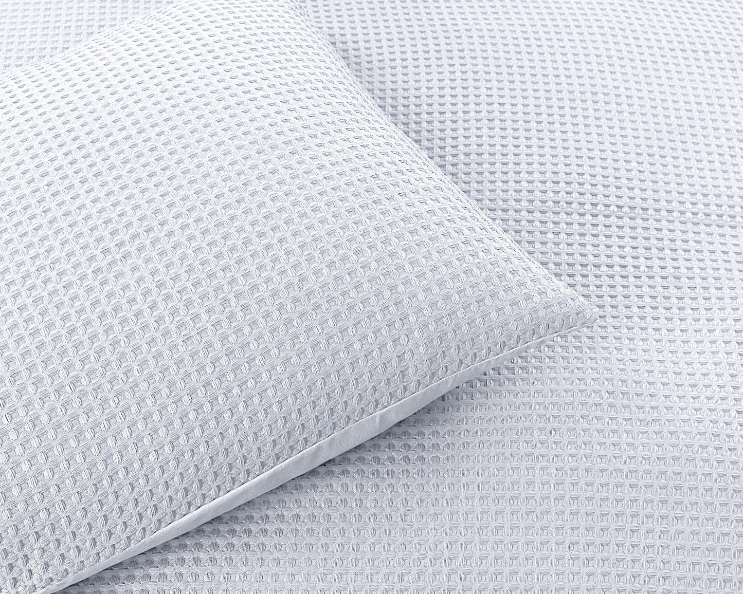 Bettbezug Waffle Weiss 140 x 220 cm - Palo24