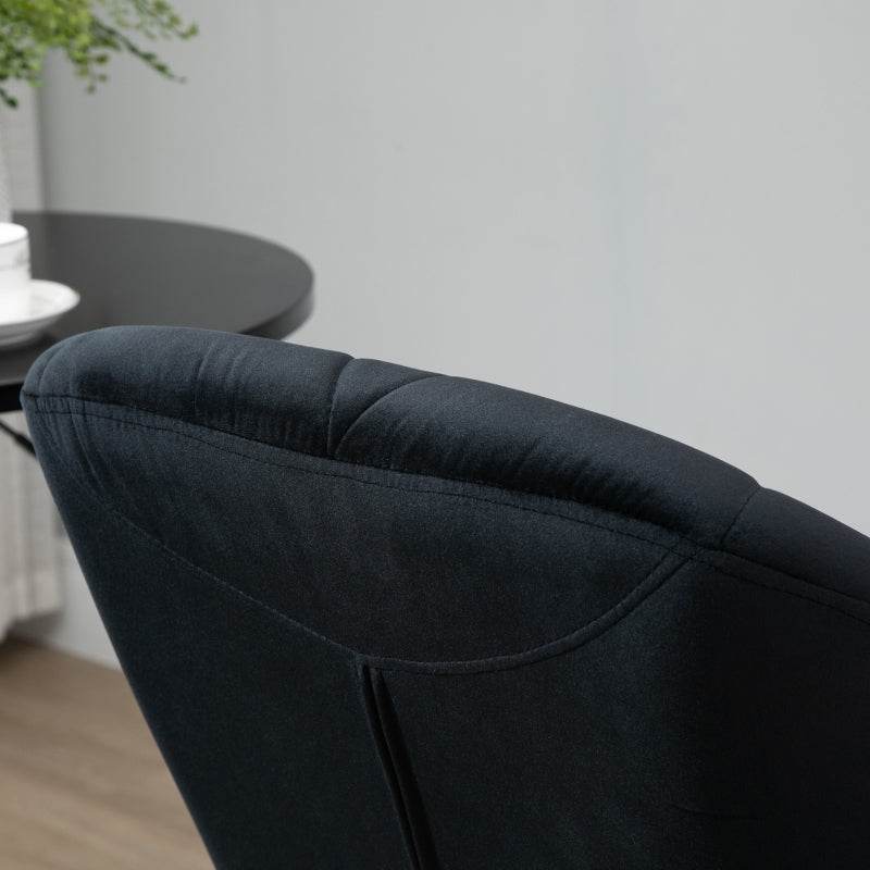 2er-Set Barhocker höhenverstellbarer Samt Schwarz - Palo24