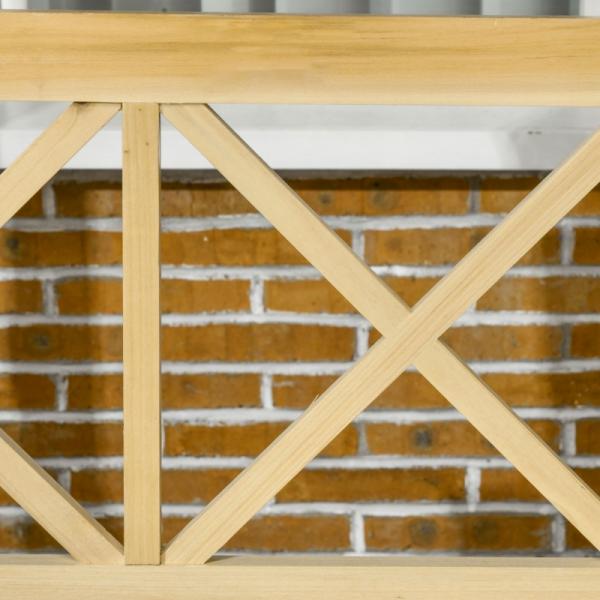 Schaukelbank mit Pergola, für 2 Personen, höhenverstellbar, Massivholzrahmen - Palo24