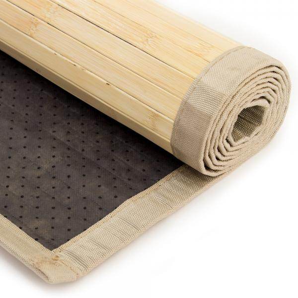 Bambusmatte Bambusteppich 60 x 300 Teppich Bambus natur - Palo24