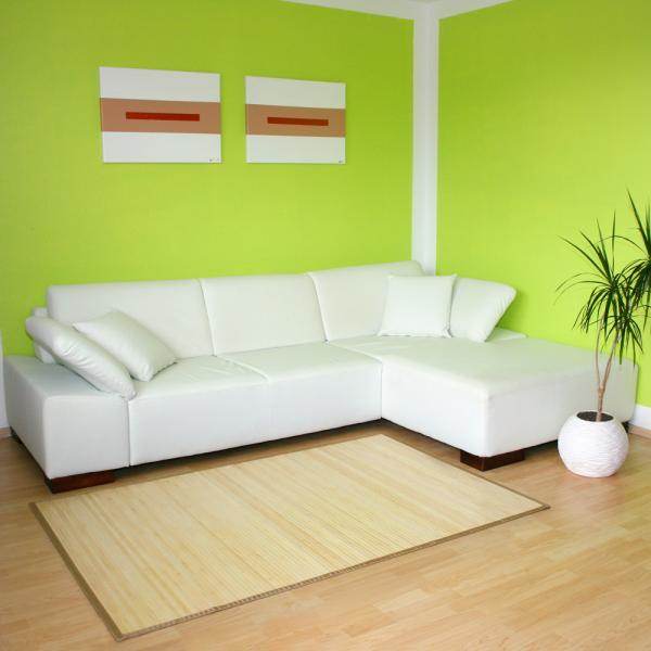 Bambusmatte Bambusteppich Teppich Bambus 180x270 natur - Palo24