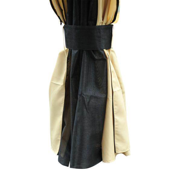 Pavillon Garten Luxus 4,3 x 3,6 m Braun Schwarz - Palo24