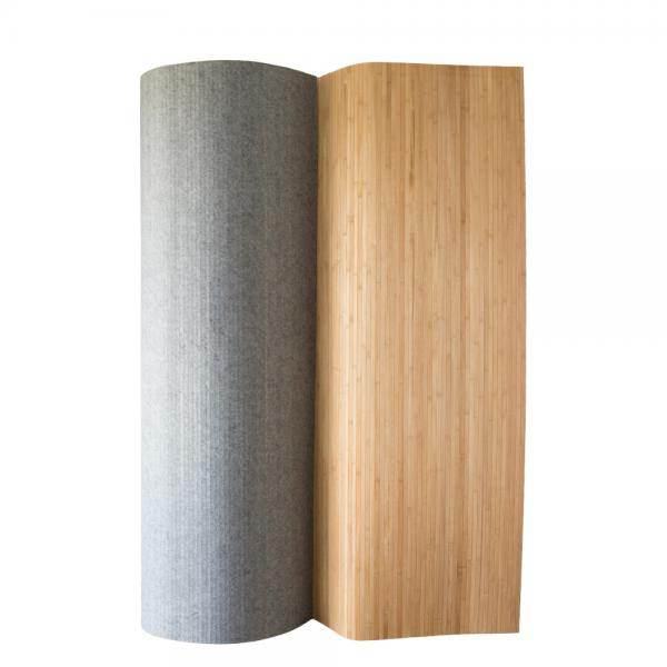 Paravent Bambusraumteiler 200x250 braun - Palo24