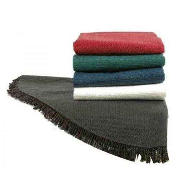 Tischdecke aus Kunststoff 160cm rund, blau, wetterfest