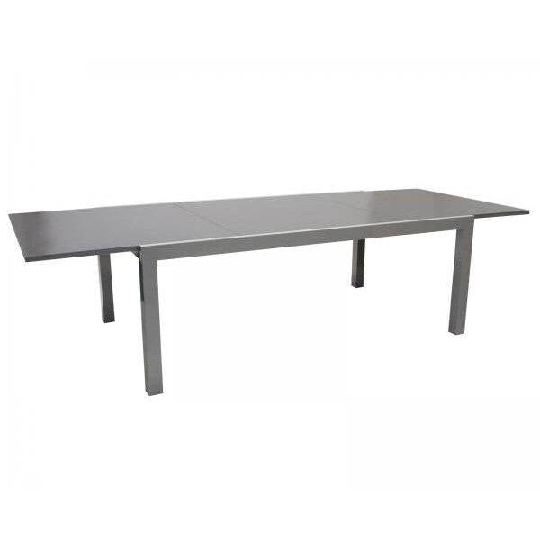 Ausziehtisch 180/240x100cm, Aluminium + Glas - Palo24