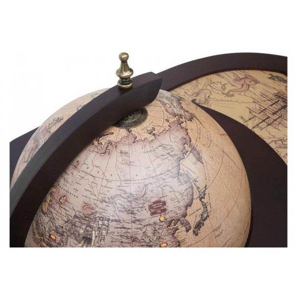 Globusbar mit Tisch Minibar Hausbar Tischbar, Weltkugel rollbar - Palo24