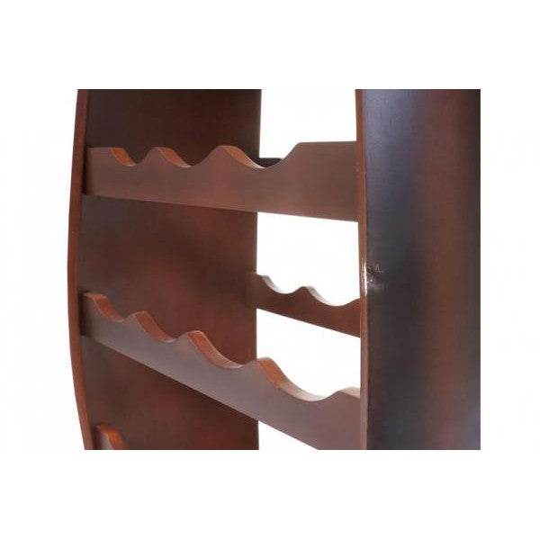 Weinregal, Flaschenregal Fass Holzregal, 14 Flaschen - Palo24