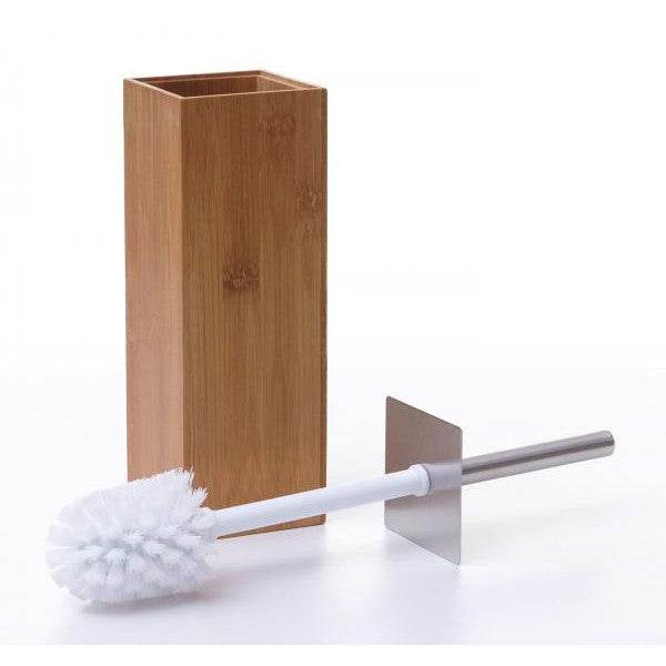 7-teiliges Badset WC-Garnitur Badezimmerset Seifenspender Zahnbürstenhalter Seifenschale, Bambus - Palo24