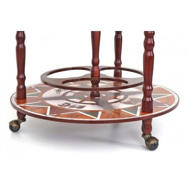 Globusbar Minibar Hausbar Weinregal, Weltkugel Ø 45cm rollbar - Palo24