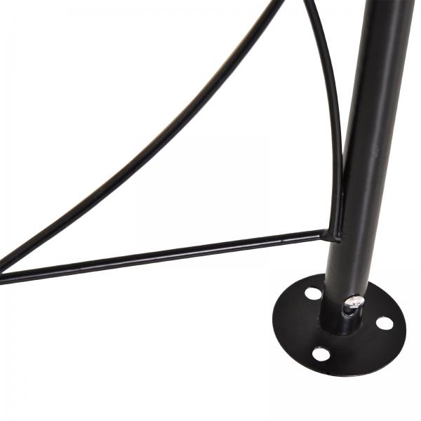 Pflanzbogen Torbogen Rankgitter Rosenbogen Garten Wetterfest H230 cm Metall - Palo24