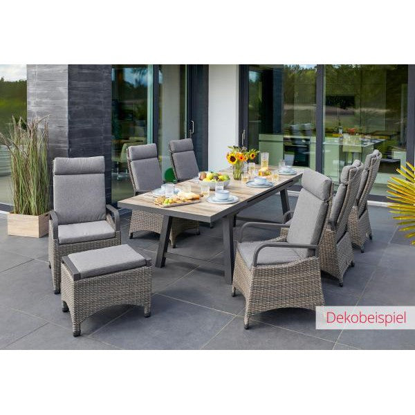 Ausziehtisch "Komido" A-Fuß Braun 200/260x100x76cm - Palo24