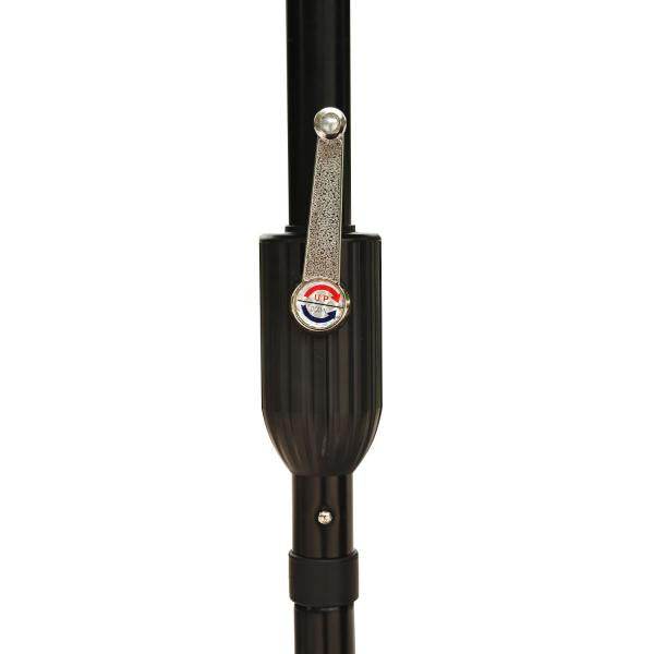 Sonnenschirm Knickschirm Gartenschirm mit Handkurbel Stahl 180/? Polyester Braun Ø3 x 2,45 m - Palo24