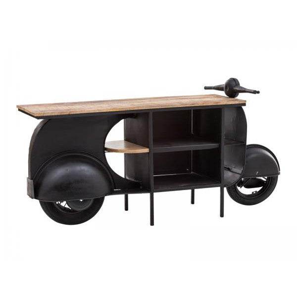 Waschtisch Scooter schwarz Bartisch Unikat Vintage - Palo24