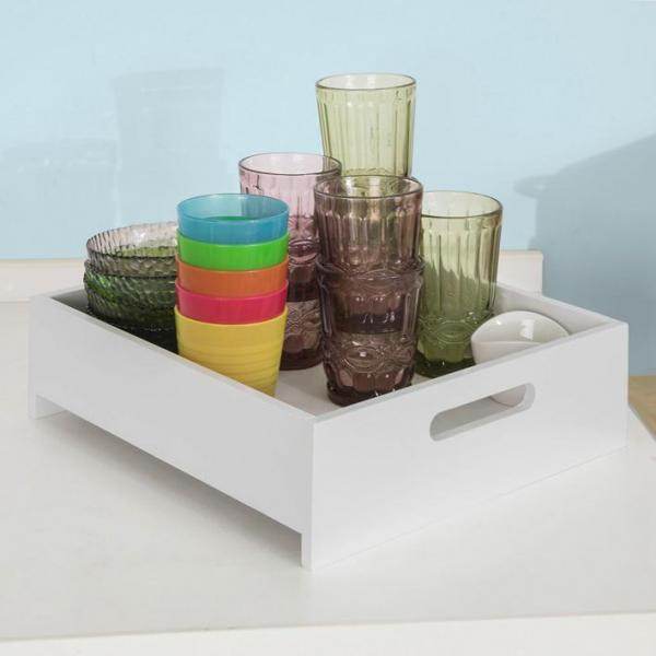 Küchenwagen | Servierwagen | Rollwagen Weiss - Palo24