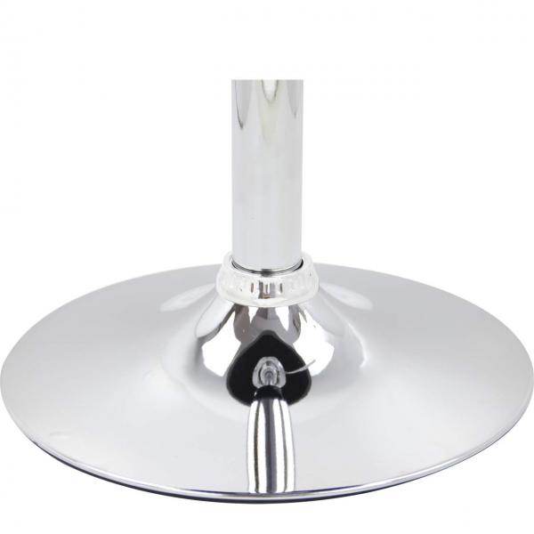 Barsessel stufenlose Höhenverstellung Kunstleder Modell Sina grau - Palo24