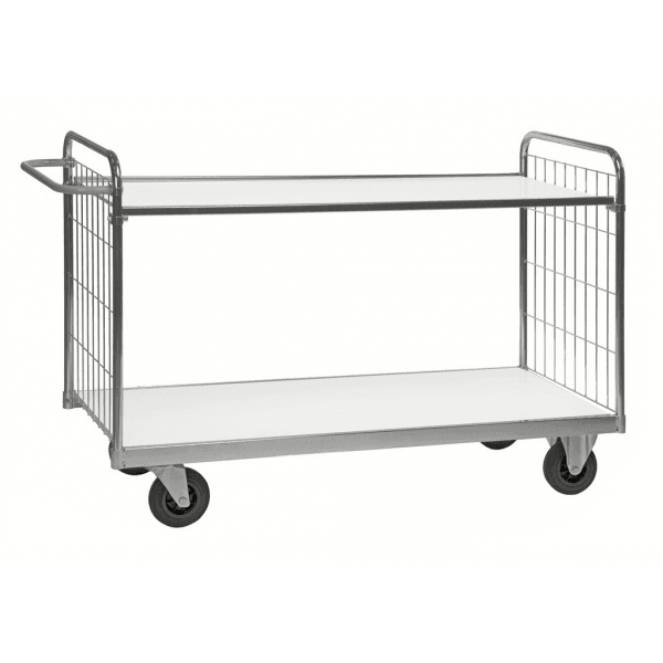 Kommissionierwagen Etagenwagen 2 Böden bis 300kg belastbar - Palo24