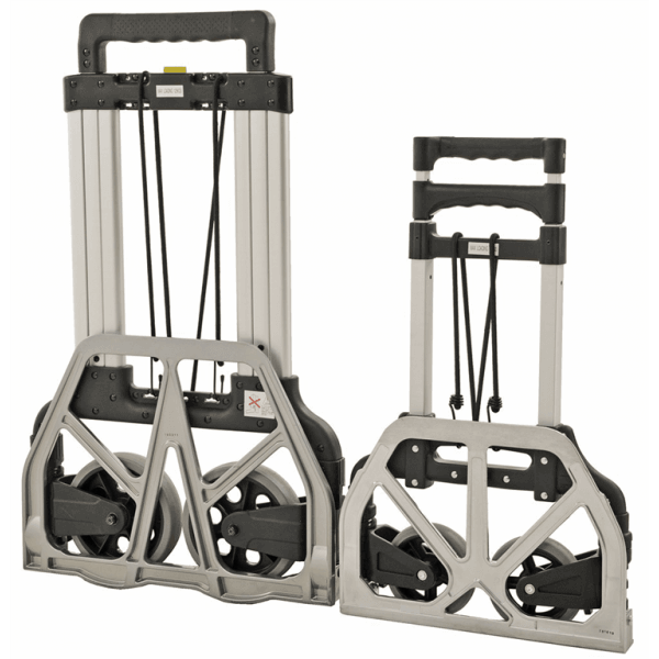 Gepäck- & Sackkarre, 540x570x1090mm (BxLxH), bis 125kg belastbar Grau - Palo24