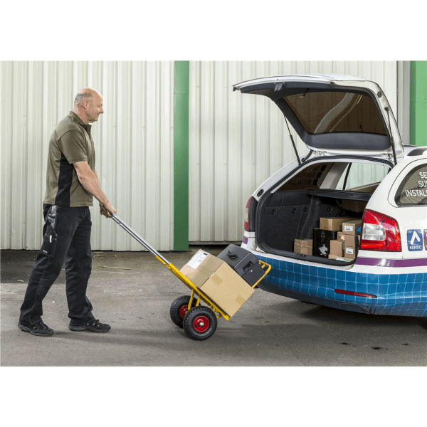 Gepäckkarre Sackkarre Faltbar Gelb - Palo24