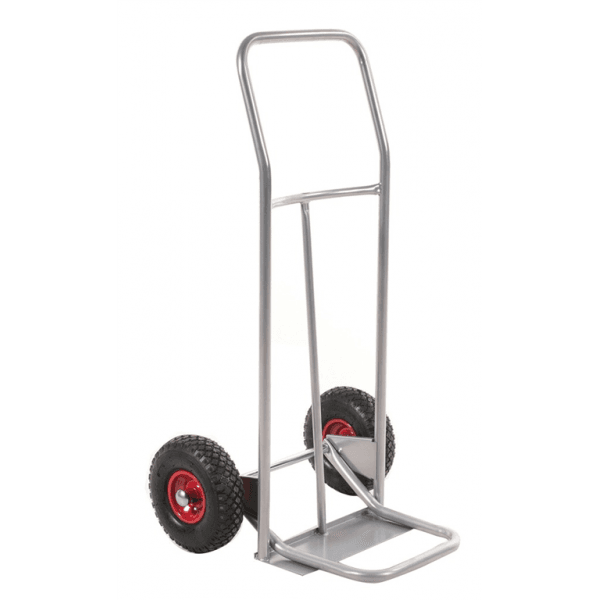 Gepäck- & Sackkarre, 600x600x1100mm (BxLxH), bis 150kg belastbar Grau - Palo24