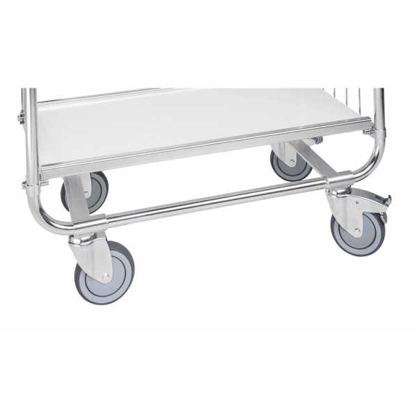 Kommissionierwagen 2 Böden Gr. M Gitter E-Commerce Serie 8000 mit Bremse - Palo24