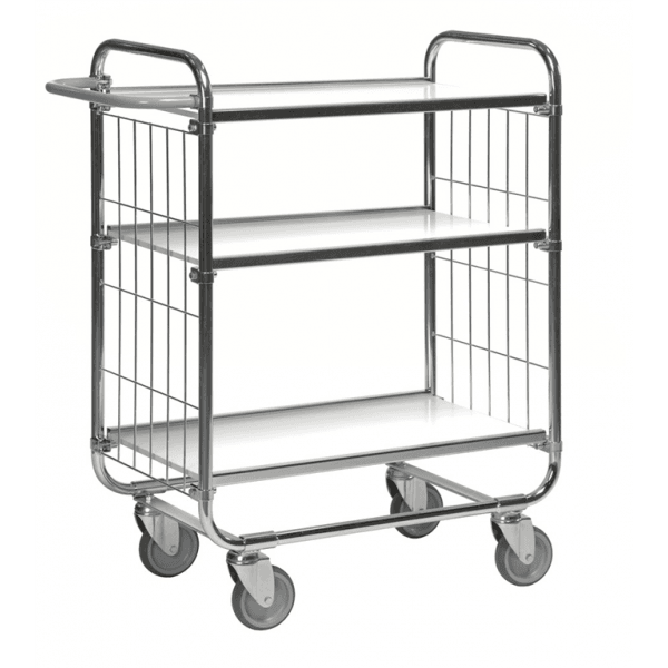 Kommissionierwagen Etagenwagen bis 250kg belastbar mit Bremse - Palo24