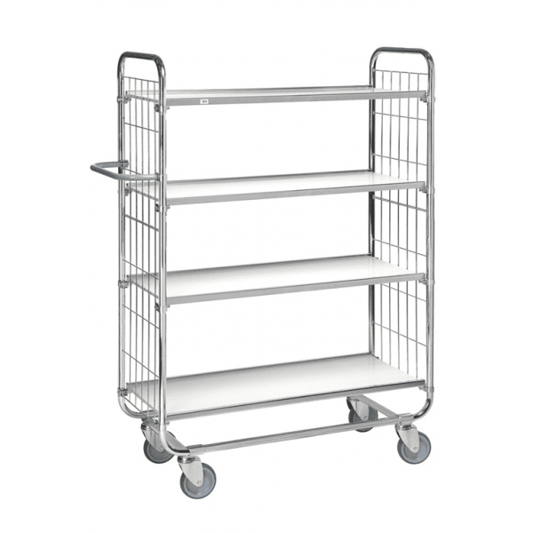 Kommissionierwagen Etagenwagen 4 Böden bis 250kg belastbar - Palo24