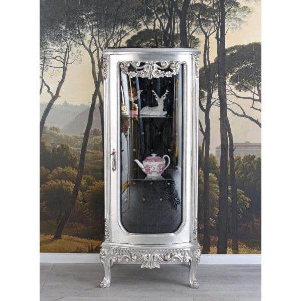 BAROCK VITRINE ANTIK VITRINENSCHRANK GLASVITRINE ROKOKO REGAL - Palo24