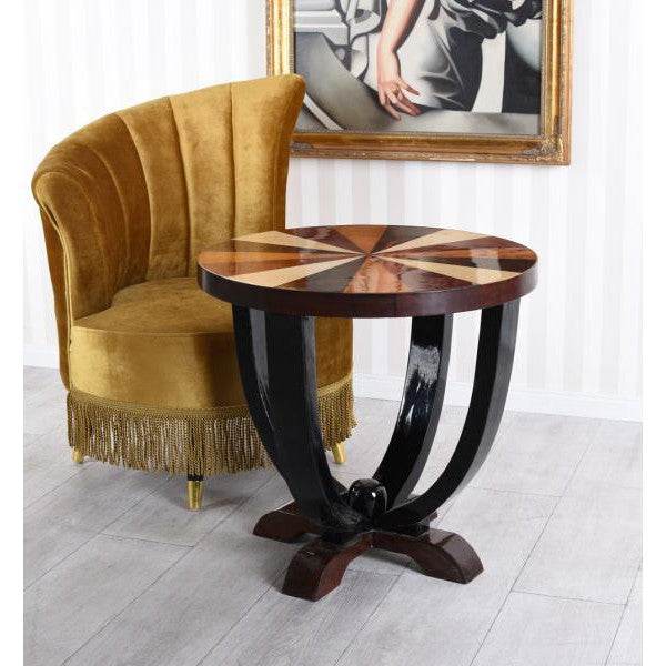 ART DECO COUCHTISCH SOFATISCH 20ER JAHRE HOLZFURNIER - Palo24