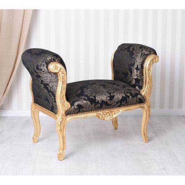 SITZBANK BAROCK HOCKER TOILE DE JOUY SOFA SHABBY CHIC - Palo24