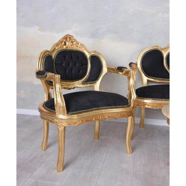 SOFAGARNITUR SITZGRUPPE BAROCK SOFA SESSEL COUCHTISCH - Palo24