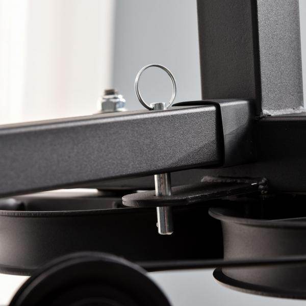 Kraftstation Fitnessstation Multigym inkl. Gewichten Stahl Schwarz - Palo24