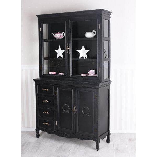 FRANZÖSISCHER VITRINENSCHRANK ANTIK BUFFET KÜCHENBUFFET KÜCHENANRICHTE - Palo24