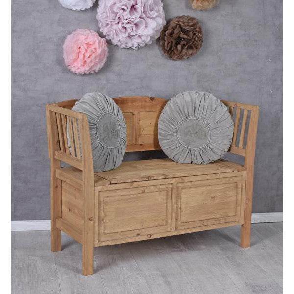 TRUHENBANK LANDHAUSSTIL SITZBANK TRUHE HOLZBANK VINTAGE - Palo24
