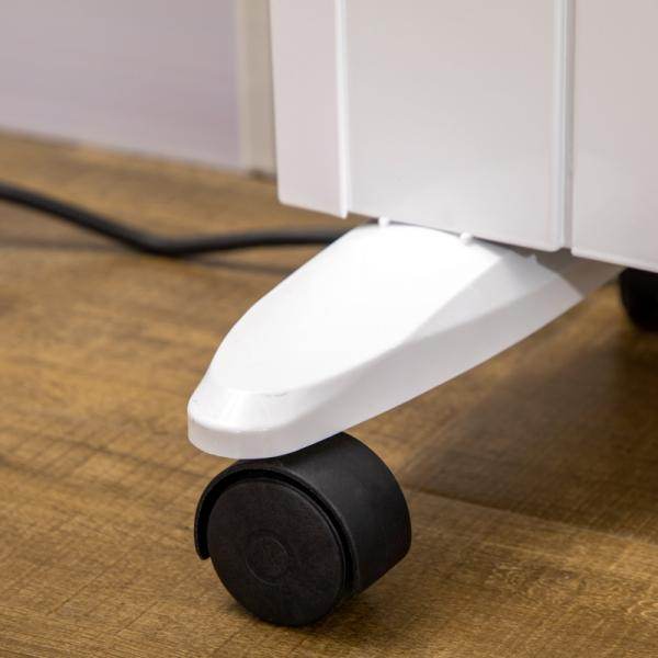 Elektroheizung 2 Heizstufen, mit Rollen, Wandmontage möglich weiss - Palo24