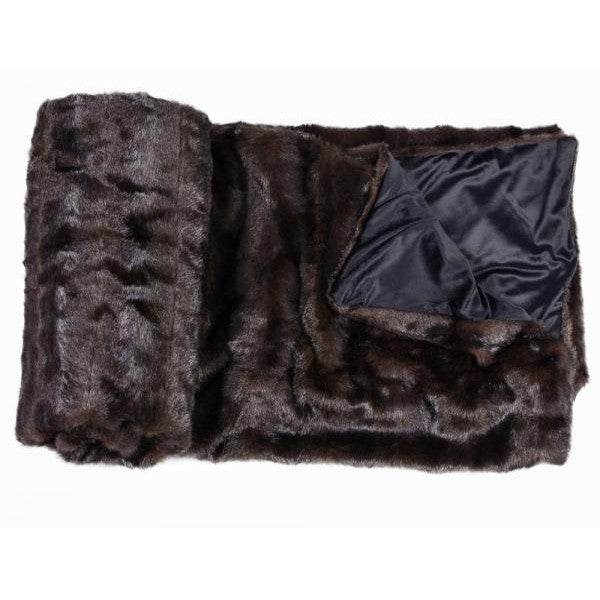 Felldecke Nerz Webpelz Wohndecke Sofadecke - Palo24