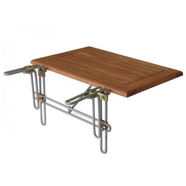 Balkonhängetisch 60x40cm, Eukalyptusplatte geölt, FSC®-zertifiziert - Palo24