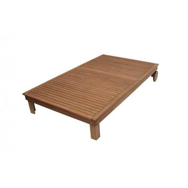 Doppelliege - Rollenliege RIO, Eukalyptus geölt, FSC®-zertifiziert - Palo24