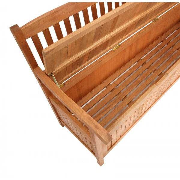 Truhenbank MONTEGO XXL 4-sitzer, Eukalyptus geölt - Palo24